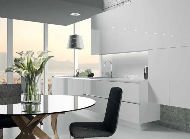 Dettaglio mobili cucina Astra Total White